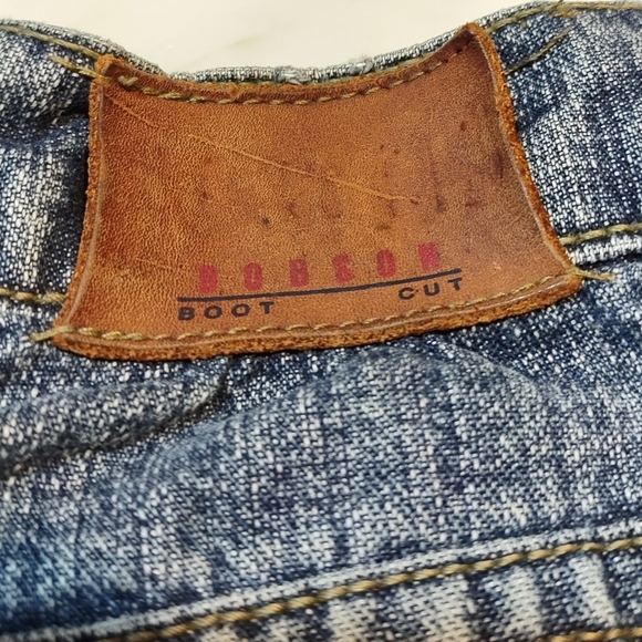 VTG Bobson Jeans Side Zipper Blue Jeans - Picture 11 of 12